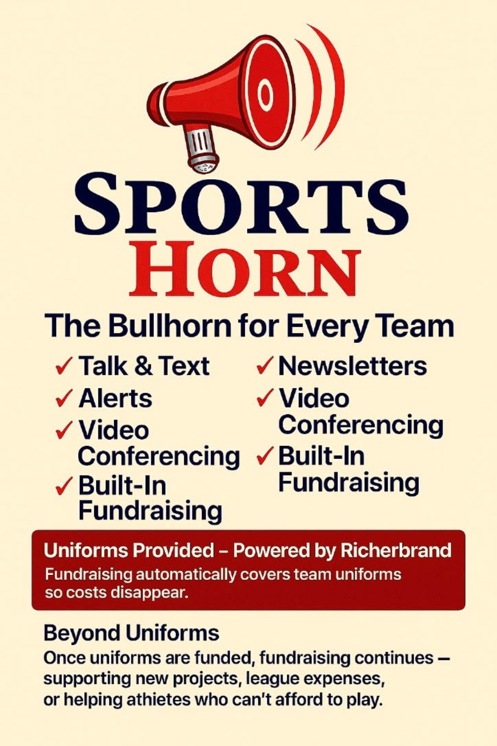 SportsHorn program poster